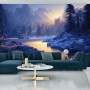 Carta Da Parati Breathtaking Nature Mountain Landscape, 3D- Dimensione: 450x300 cm