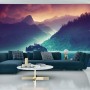 Carta Da Parati Fantasy Concept Showing A Lake Bled, Slovenia. Digital Art Style, Painting , Horizontal Side View, Skyline- Dime