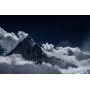 Carta Da Parati Top Of Mount In The Clouds At Night, Nepal- Dimensione: 180x120 cm