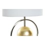 Lampada da tavolo DKD Home Decor Bianco Argento Poliestere Metallo 220 V Dorato 60 W (40 x 22 x 64 cm)