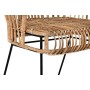 Sedia con Braccioli DKD Home Decor Naturale Rattan (68 x 46 x 106 cm)