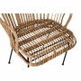 Sedia con Braccioli DKD Home Decor Naturale Rattan (68 x 46 x 106 cm)