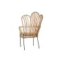 Sedia con Braccioli DKD Home Decor Naturale Rattan (68 x 46 x 106 cm)