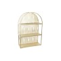 Scaffale DKD Home Decor Dorato Metallo 3 Mensole (40 x 15 x 60 cm)