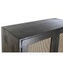 Credenza DKD Home Decor Nero Marrone Rattan Legno di mango (85 x 40 x 162,5 cm)