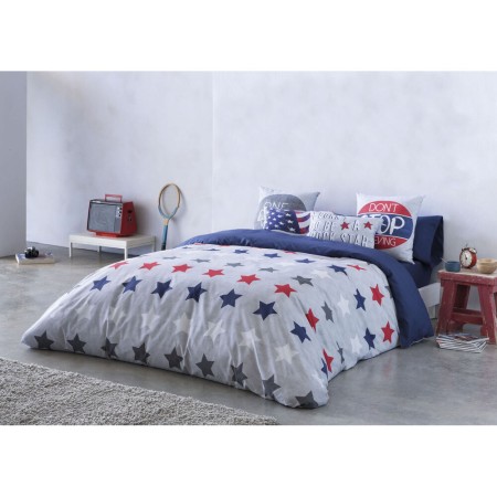 Copripiumino Naturals American Star (220 x 220 cm) (Ala francese)