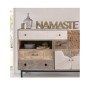 Statua Decorativa Atmosphera Namaste Legno di mango (54 x 3,5 x 10 cm)