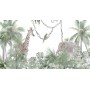 Carta Da Parati Tropical Trees And Leaves For Digital Printing Wallpaper, Custom Design Wallpaper - 3D- Dimensione: 270x180 cm