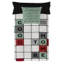 Copripiumino Naturals Scrabble (260 x 220 cm) (Osimano)