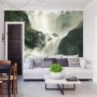 Carta Da Parati A Flowing Waterfall In Norway- Dimensione: 180x120 cm