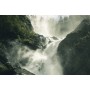 Carta Da Parati A Flowing Waterfall In Norway- Dimensione: 270x180 cm