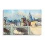 Pittura su tela Ponte A Roma- Dimensione: 30x20 cm