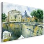 Pittura su tela Roma Come Dipinta- Dimensione: 70x50 cm