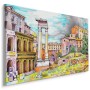 Pittura su tela I Colori Di Roma- Dimensione: 30x20 cm