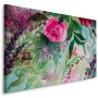 Pittura su tela Bellissimi Fiori Di Rosa Pastello- Dimensione: 30x20 cm