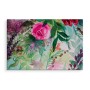 Pittura su tela Bellissimi Fiori Di Rosa Pastello- Dimensione: 30x20 cm