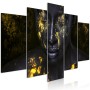 Quadro - Bathed in Gold (5 Parts) Wide