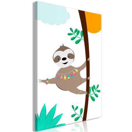 Quadro - Happy Sloth (1 Part) Vertical