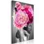 Quadro - Flamingo Girl (1 Part) Vertical