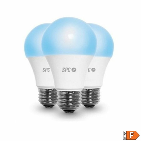 Lampadina Intelligente SPC 6111B Aura 800 Wifi 10 W E27 75 W 2500K - 6500K (3 uds)