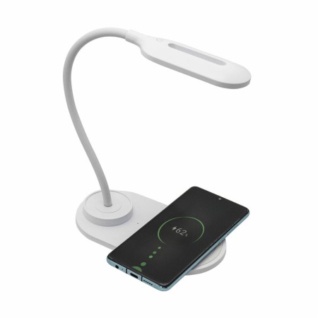 Lampada LED con Caricabatterie Senza Fili per Smartphone Denver Electronics LQI-55