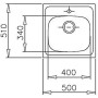 Lavello a Una Vasca Teka STARBRIGHT 50 E-XP 1C