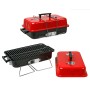 Barbecue Portatile 43 x 25 x 23 cm Rosso/Nero