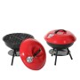 Barbecue Portatile Rosso/Nero 35,5 x 37 cm