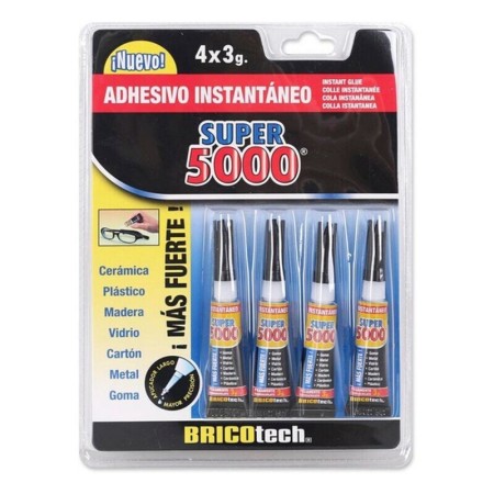 Adesivo Istantaneo Super 5000 (4 uds)