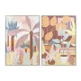 Quadro DKD Home Decor Frunze (2 pcs) (83 x 4.5 x 123 cm)