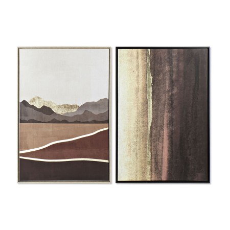 Quadro DKD Home Decor Abstract (2 pcs) (83 x 4.5 x 124 cm)