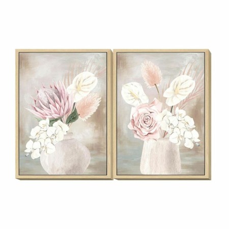 Quadro DKD Home Decor Vaso (50 x 4 x 70 cm) (2 Unità)