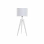 Lampada da tavolo DKD Home Decor Bianco Poliestere Legno 220 V 50 W (30 x 30 x 72 cm)