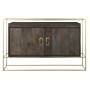 Credenza DKD Home Decor Metallo Marrone Legno di mango (122 x 38 x 76 cm)