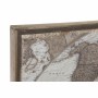 Quadro DKD Home Decor Coloniale Mappamondo (122 x 85 x 5 cm)