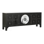 Mobile TV DKD Home Decor Nero Orientale Abete Metallo Legno MDF (130 x 26 x 51 cm)