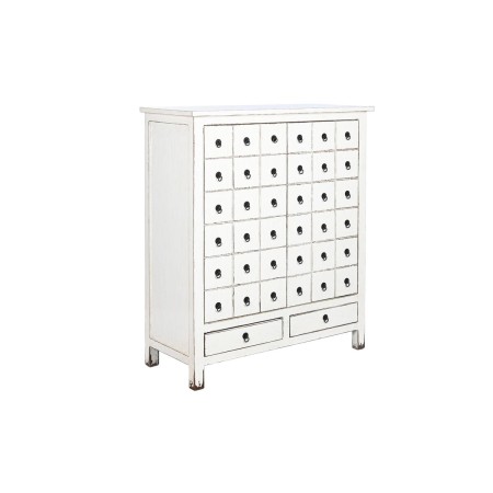 Cassettiera DKD Home Decor Bianco Orientale Olmo (102 x 42 x 120 cm)