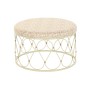 Tavolo aggiuntivo DKD Home Decor Metallo Rattan (48 x 48 x 30 cm)