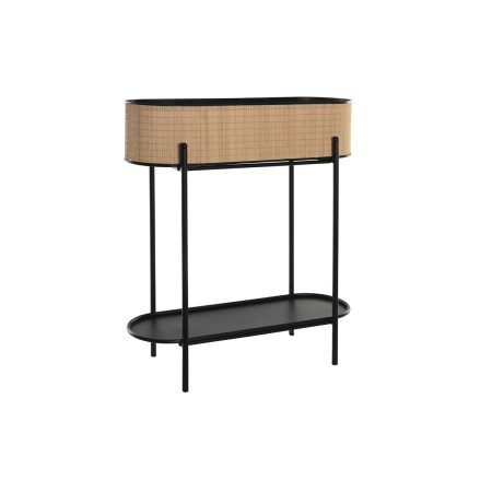 Vaso DKD Home Decor Naturale Nero Metallo Coloniale Bambù (60 x 23.5 x 69 cm)