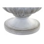 Vaso DKD Home Decor Fibra di Vetro Grigio (49,5 x 49,5 x 39,5 cm)