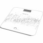 Bilancia Digitale da Bagno Little Balance Talking Voice Nero Bianco Vetro Temperato 180 kg