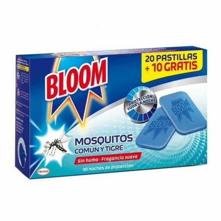 Repellente per Zanzare Comuni e Tigre Henkel Bloom Ricambio 30 pcs