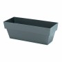 Vaso rettangolare da Balcone Plastiken Limited Antracite (12 x 30 cm)