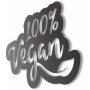 Decorazione da Parete Keluly Vegan 100 % Nero Acciaio al carbonio 43 x 31 x 13,5 cm