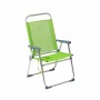 Sedia da Spiaggia 22 mm Verde Alluminio 52 x 56 cm (52 x 56 x 92 cm)