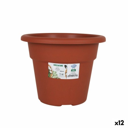 Vaso Dem Greentime Rotonda Marrone ø 20 x 15,75 cm (12 Unità)