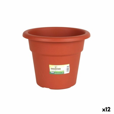 Vaso Dem Greentime Rotonda Marrone ø 25 x 20 cm (12 Unità)