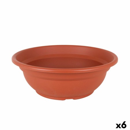 Vaso Dem Greentime Rotonda Ciotola Marrone ø 40 x 14,2 cm (6 Unità)