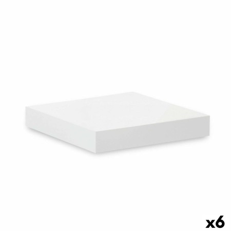 Mensole Confortime Bianco Legno MDF 23,5 x 23,5 x 3,8 cm (6 Unità)