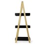 Scaffale Quid Ares Nero Legno 30 x 18 x 81 cm